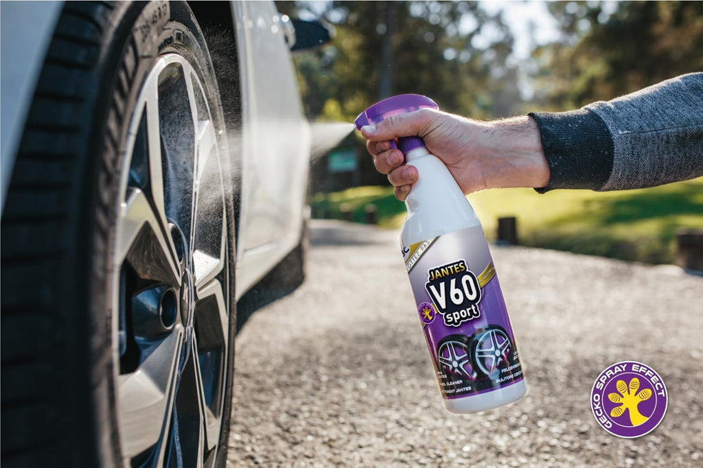 Sisbrill V60 Sport Wheel Cleaner - Neutral and Safe - Gecko Spray Edition - 1 Litre - 1000 ml