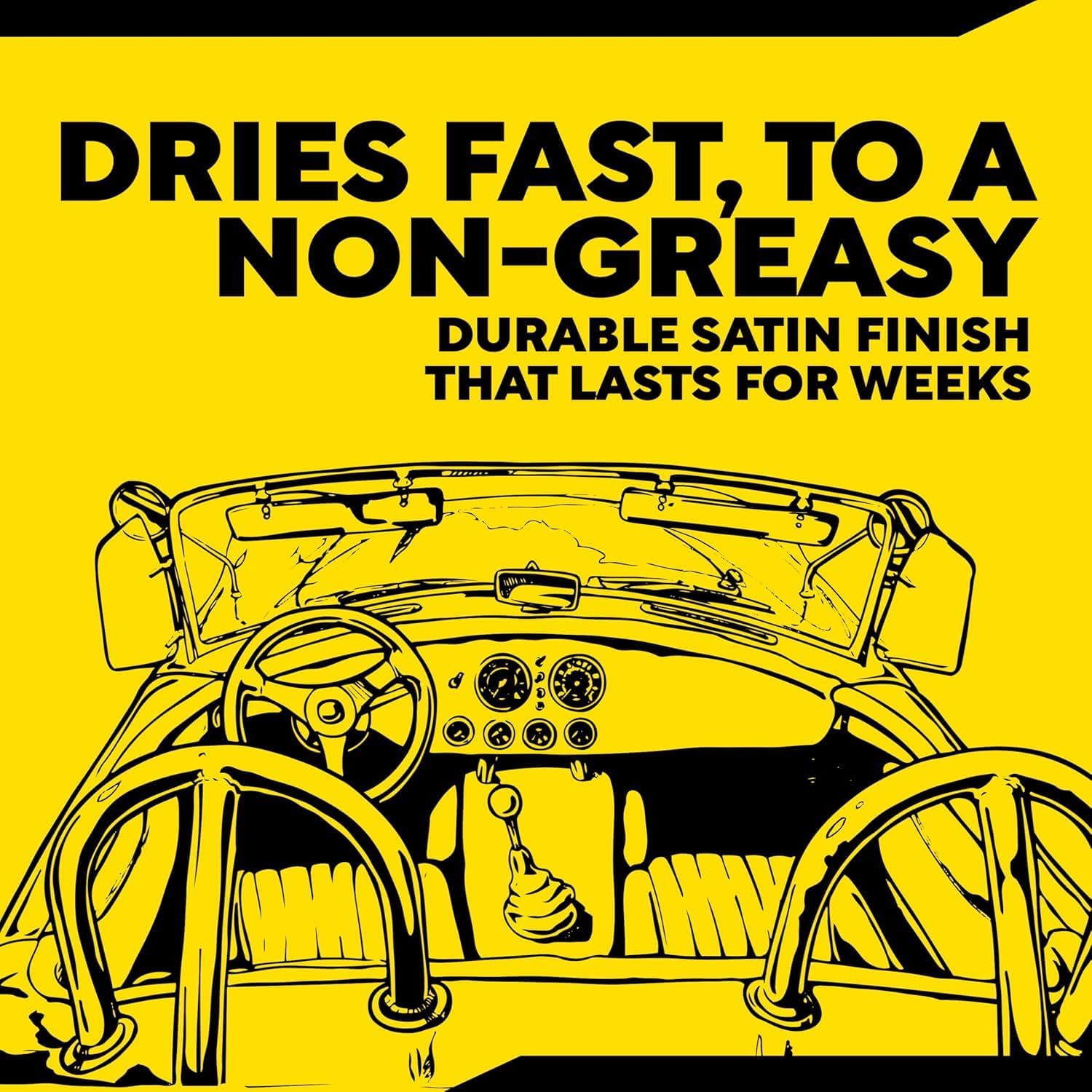 Meguiar's G13616F Flash Shine Interior - 473ml - Cleans and Protects Interior Surfaces of Cars