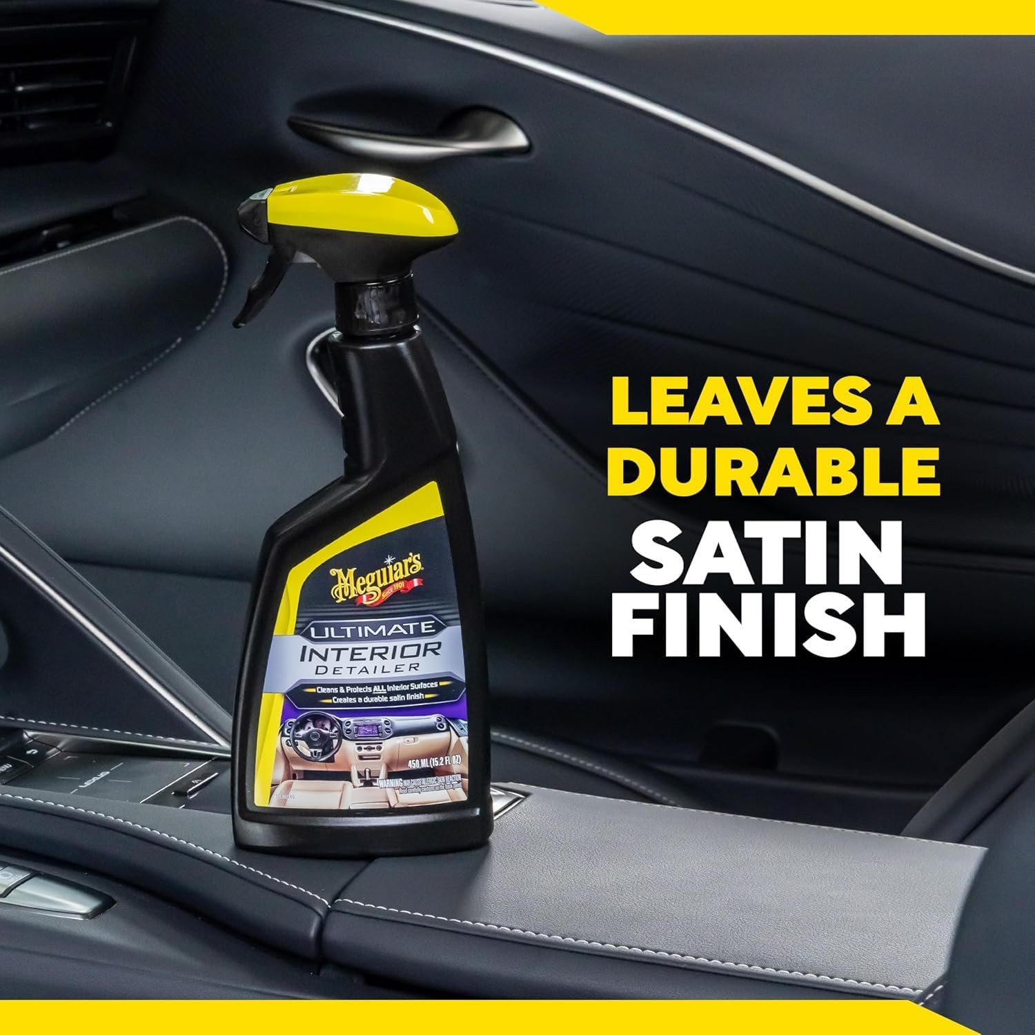 Meguiar's G13616F Flash Shine Interior - 473ml - Cleans and Protects Interior Surfaces of Cars