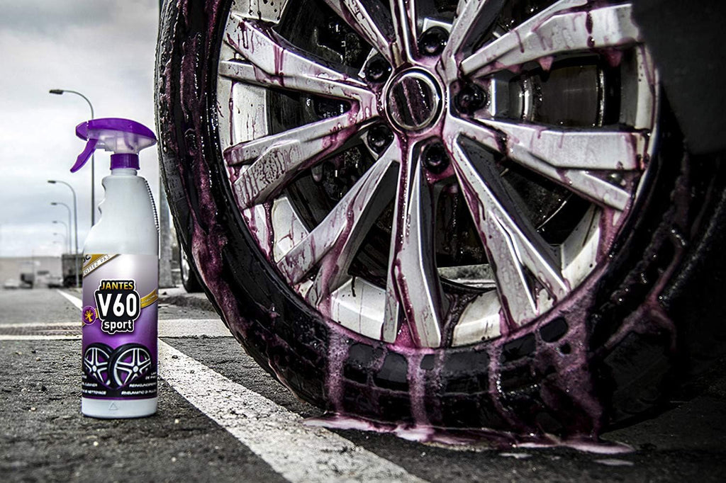 Sisbrill V60 Sport Wheel Cleaner - Neutral and Safe - Gecko Spray Edition - 1 Litre - 1000 ml