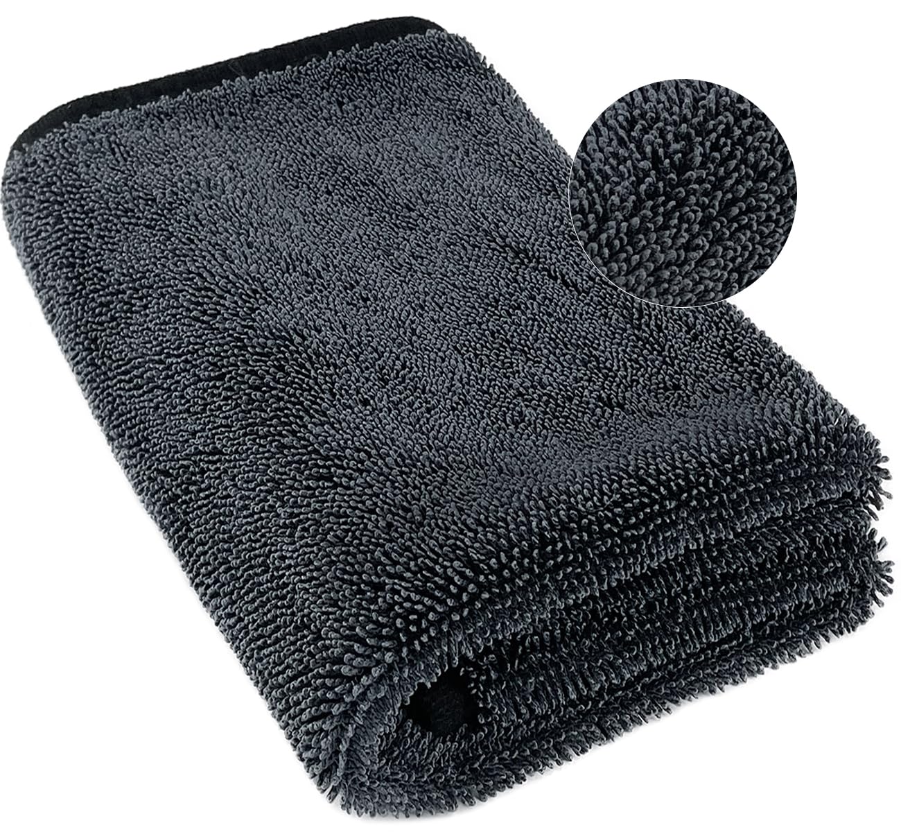 Airlab 4 x Microfibre Car Drying Cloths, 800 g/m², 40 x 40 cm, Super Absorbent, Scratch-Resistant, Detailed Polishing for Car, Motorcycle, Bathroom Glass, Professional Maintenance Wipes